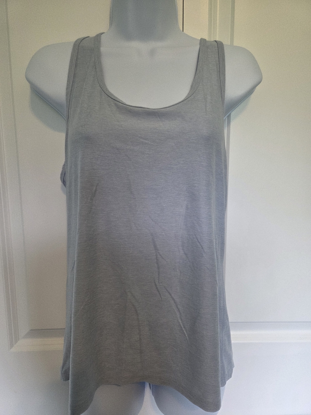 RBX Light Gray Scoop Neck Tank Top